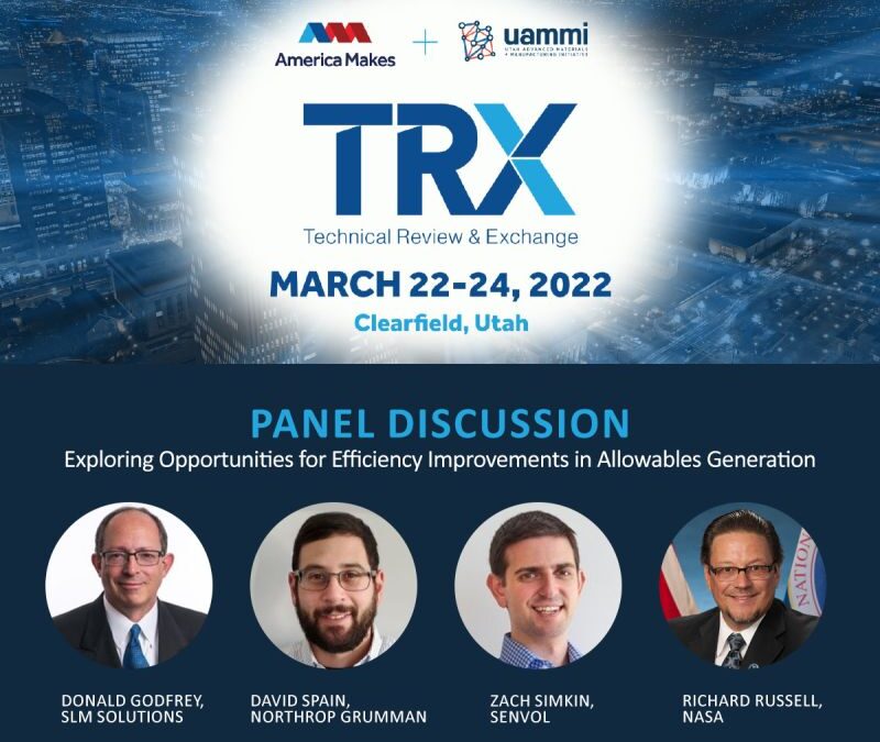 Senvol President Speaks on AM Allowables with NASA, Northrop Grumman, SLM Solutions, and Southwest Research Institute